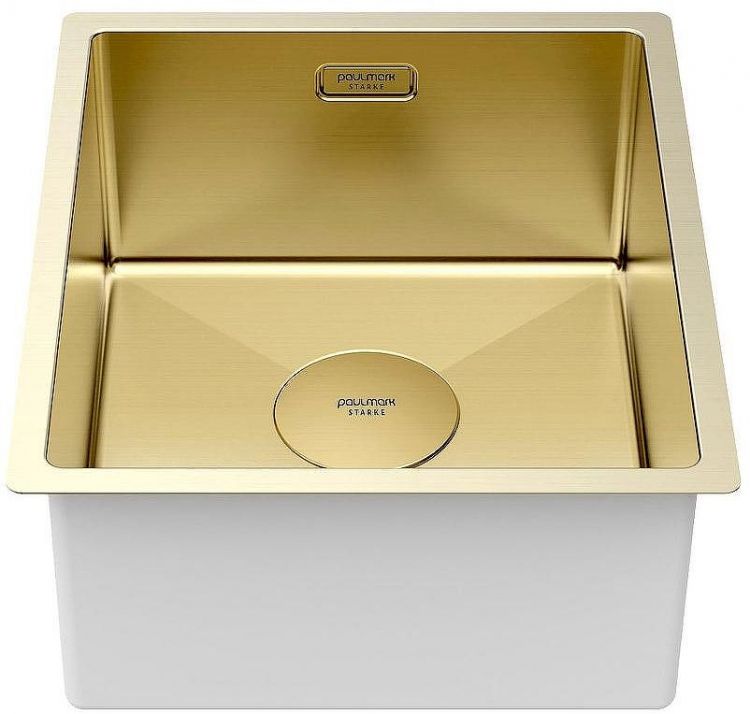 Кухонная мойка Paulmark Next 38 Uni PM213844-LG Светлое золото