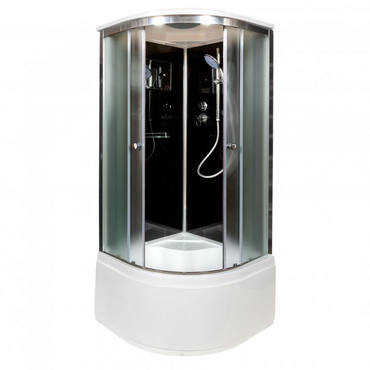 Душевая кабина Deto B10S BLACK 100x100x220