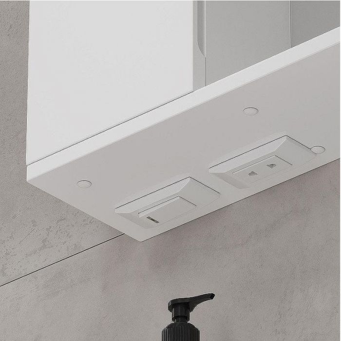 Зеркало со шкафом Volna Lake 60 L zsLAKE60.L-01 с подсветкой Белое