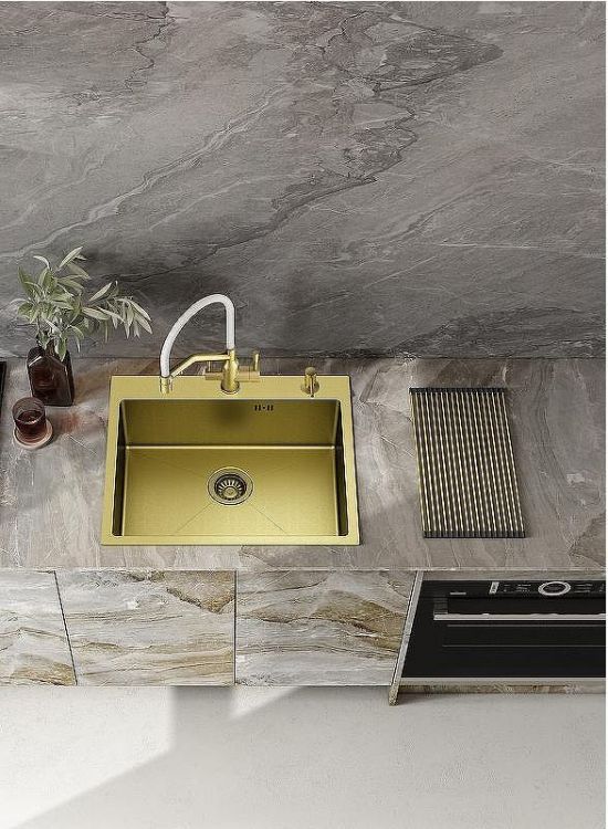 Кухонная мойка Raglo 50 R700.5050.03 Золото матовое