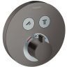 Hansgrohe ShowerSelect S Смеситель для душа, встраиваемый, термостатический, цвет: шлифованный черный хром