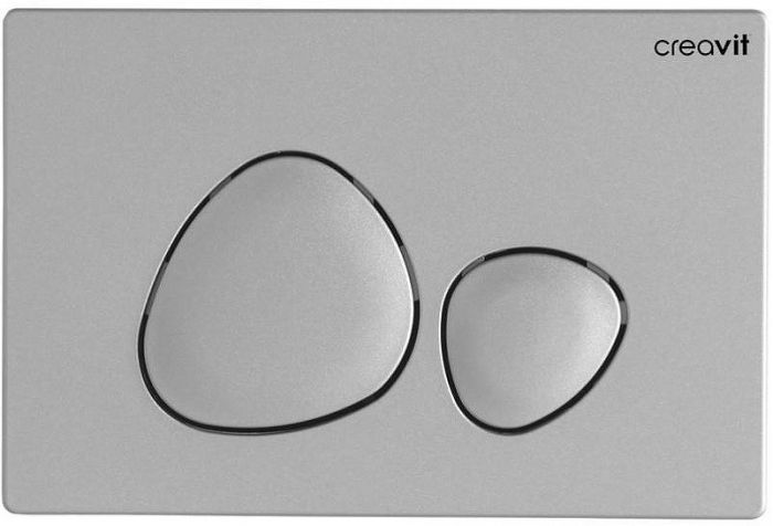 Клавиша смыва Creavit Spa GP7002.00 Серая матовая