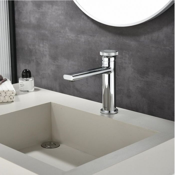 Смеситель для раковины Black&White Gravity GF-7107-С 7107C цвет Хром