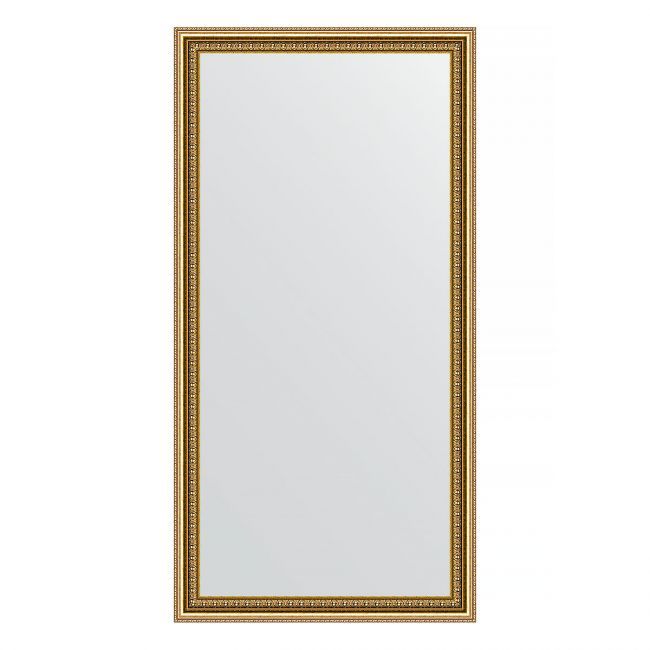 Зеркало EVOFORM  DEFENITE BY 1052 52x102 бусы золотые 46 мм в багетной раме