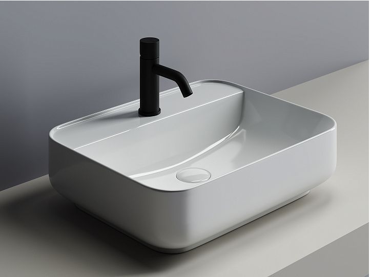 Умывальник CERAMICANOVA Element чаша накладная прямоугольная CN5015