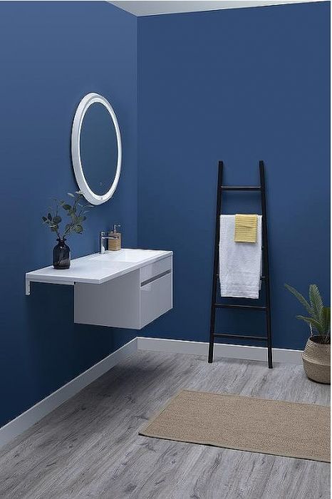 Тумба с раковиной Aquanet Токио 130 R 239218 подвесная Белая