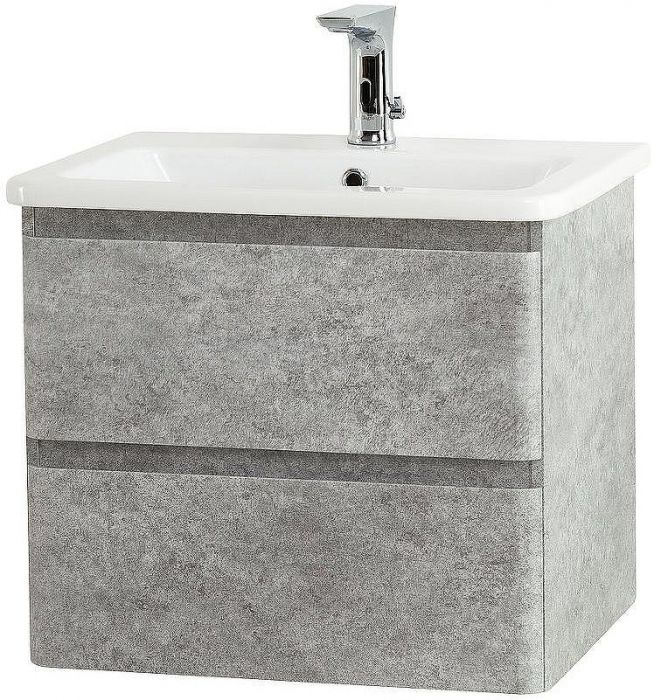 Тумба под раковину BelBagno 50 ALBANO-CER-500-2C-SO-CVG подвесная Cemento Verona Grigio