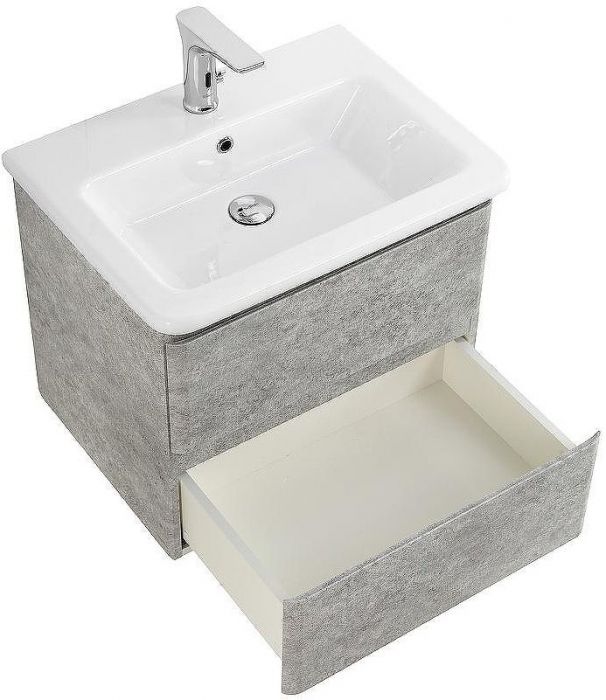 Тумба под раковину BelBagno 50 ALBANO-CER-500-2C-SO-CVG подвесная Cemento Verona Grigio