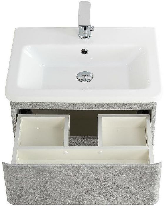 Тумба под раковину BelBagno 50 ALBANO-CER-500-2C-SO-CVG подвесная Cemento Verona Grigio