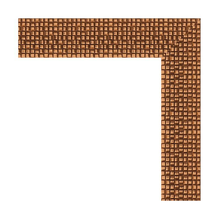 Зеркало EVOFORM DEFENITE BY 3291 71x131 мозаика медь 46 мм в багетной раме Зеркало EVOFORM DEFENITE BY 3291 71x131 мозаика медь 46 мм в багетной раме