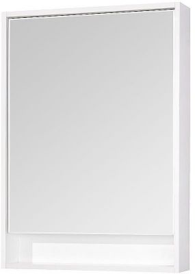 Зеркальный шкаф Aquaton Капри 60 1A230302KP010 с подсветкой Белый глянцевый