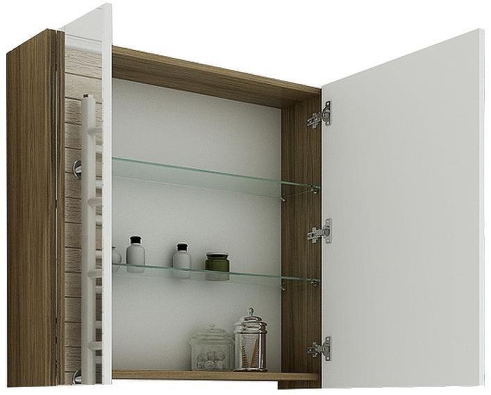 Зеркальный шкаф Sanflor Ларго 70 R Н0000000020 Швейцарский вяз