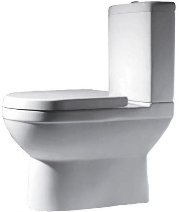 Унитаз компакт Bravat CX01019UW-P-RUS без бачка, с сиденьем Микролифт