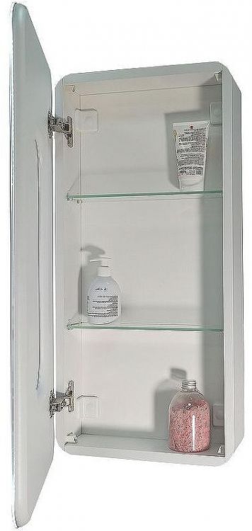 Зеркальный шкаф Континент Elliott LED 40 L МВК058 с подсветкой Белый