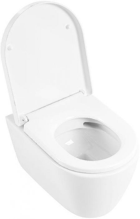 Унитаз BelBagno Marino BB105CHR/BB105SC подвесной с сиденьем Микролифт