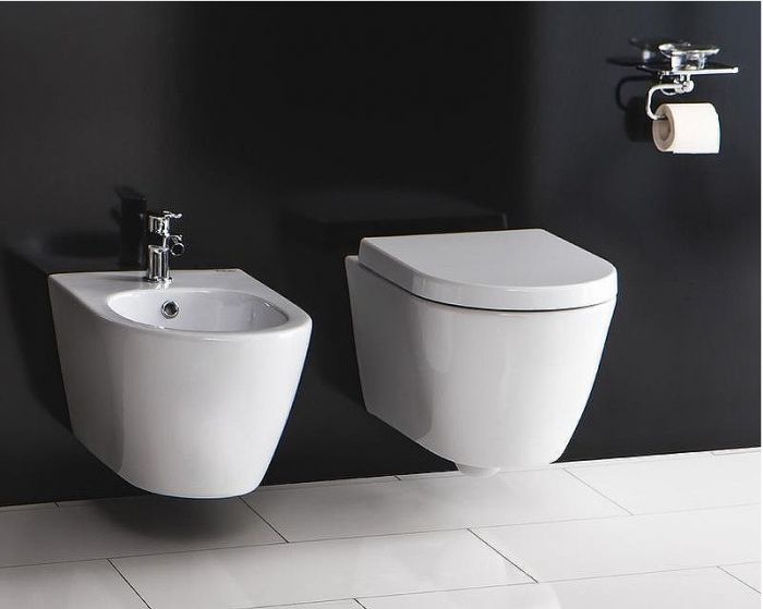 Унитаз BelBagno Marino BB105CHR/BB105SC подвесной с сиденьем Микролифт