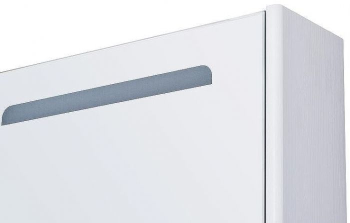Зеркальный шкаф Aquaton Сильва 50 L 1A215502SIW7L с подсветкой Дуб полярный