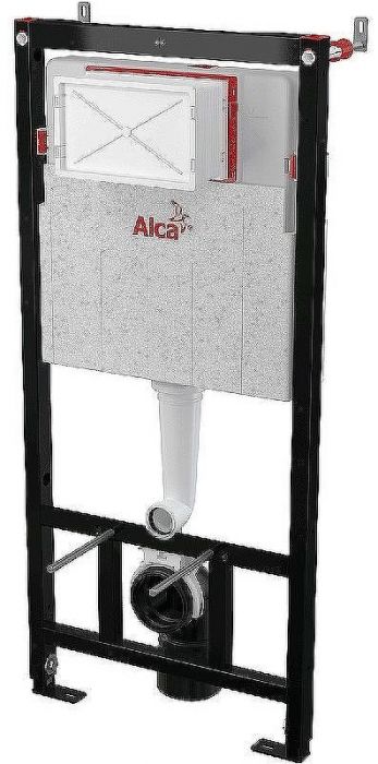 Инсталляция Alcaplast Sadromodul AM101/1120-3:1 RU M70-0001 для унитаза с Белой клавишей смыва