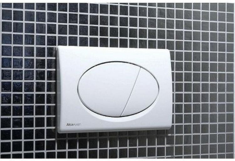 Инсталляция Alcaplast Sadromodul AM101/1120-3:1 RU M70-0001 для унитаза с Белой клавишей смыва