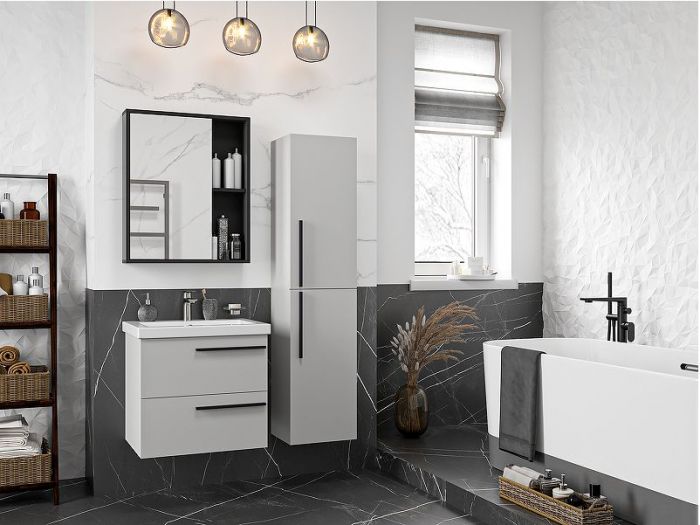 Зеркальный шкаф Misty Ненси 60 П-Нен-04060-50 Антрацит