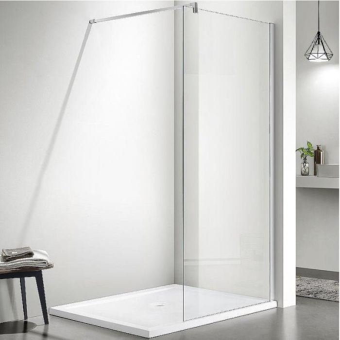 Душевая перегородка Aquatek 100 AQ WIW 10020CH профиль Хром стекло прозрачное