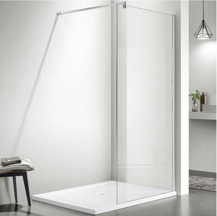 Душевая перегородка Aquatek 100 AQ WIW 10020CH профиль Хром стекло прозрачное