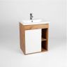 Тумба под раковину VIANT Бостон 70 VBOS70CO-T1STP подвесная Белая Дуб Вотан Тумба под раковину VIANT Бостон 70 VBOS70CO-T1STP подвесная Белая Дуб Вотан