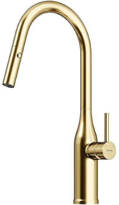 Смеситель для кухни Sancos Grand SC4002BG Золото брашированное