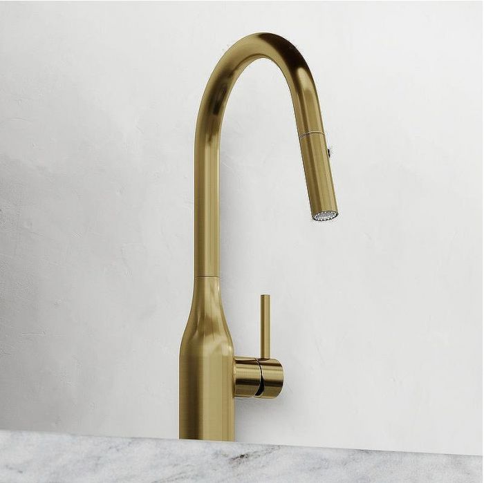 Смеситель для кухни Sancos Grand SC4002BG Золото брашированное