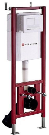 Инсталляция Terminus 32i40х112R для унитаза с клавишей смыва цвет Белый