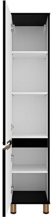 Шкаф пенал Brevita Enfida 35 L ENF-05035-020L Черный матовый