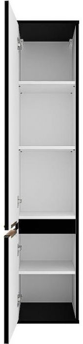 Шкаф пенал Brevita Enfida 35 L ENF-05035-020L Черный матовый