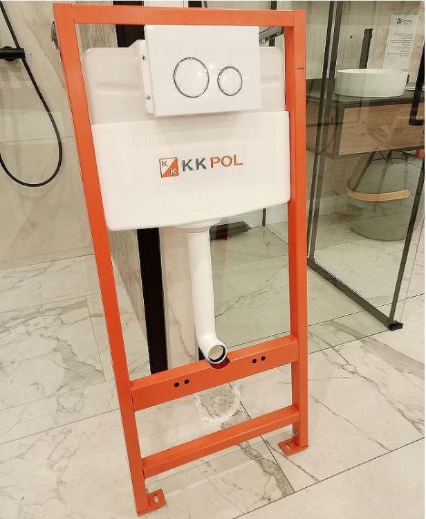 Клавиша смыва KK POL M11 V1 SPP/114/0/K Белая Хром