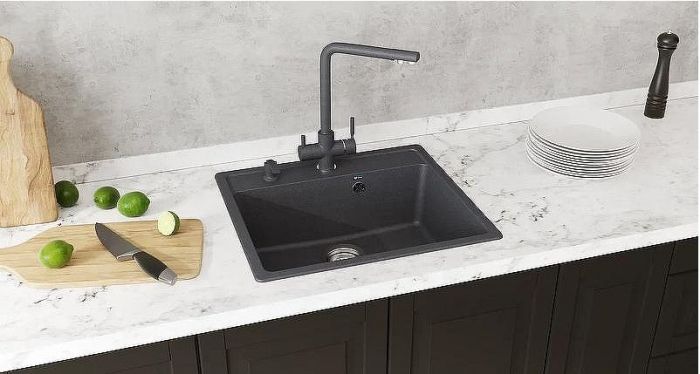 Смеситель для кухни Ulgran Classic U-016-304 Нержавеющая сталь