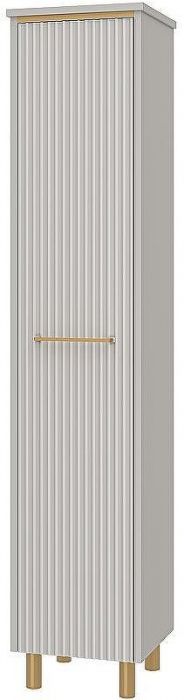 Шкаф пенал Brevita Elche 35 L ELC-05035-010L Серый кашемир Золото