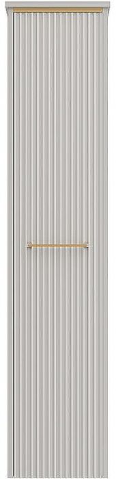 Шкаф пенал Brevita Elche 35 L ELC-05035-010L Серый кашемир Золото