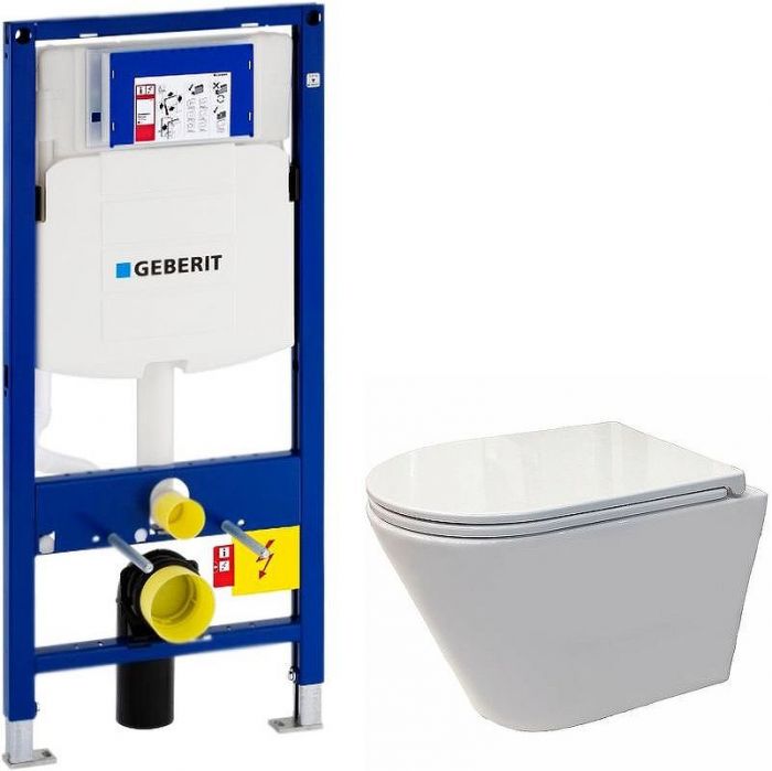 Комплект унитаза Koller Pool Orion OR-0515-RW с инсталляцией Geberit Duofix Sigma UP320 111.300.00.5 с сиденьем Микролифт