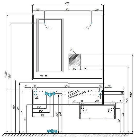 Тумба Aquaton Сакура 60 1A220403SKW80 подвесная Ольха наварра Белый глянец