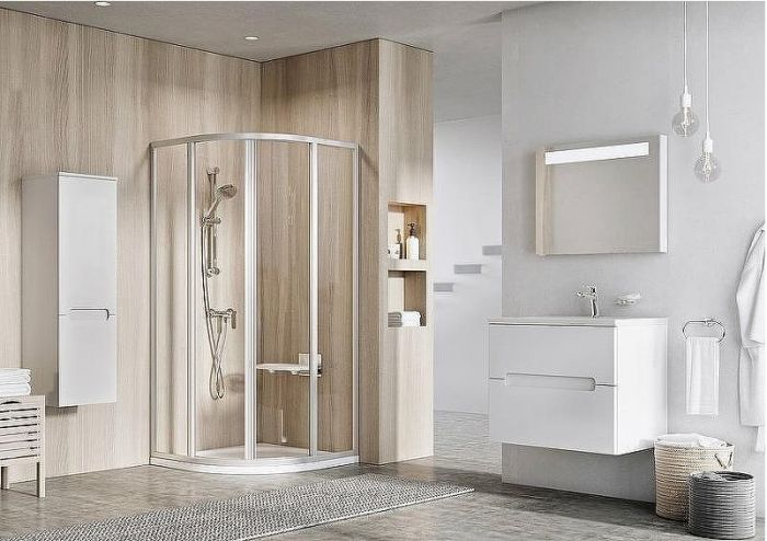 Душевой уголок Ravak Supernova SKCP4-80 80x80 3114OU02Z1 профиль Сатин стекло Transparent