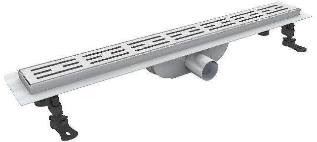 Душевой лоток RGW Drain Leo-40-60 60214060-01 с решеткой Хром