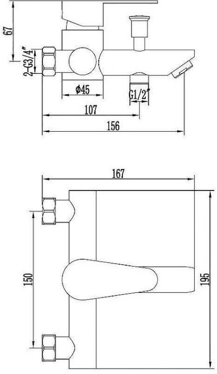 Смеситель для ванны ESKO Orlando OL 54 Никель Смеситель для ванны ESKO Orlando OL 54 Никель