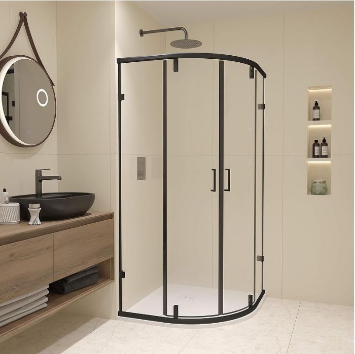 Душевой уголок RGW Classic CL-55B 90x90 72095599-14 профиль Черный стекло прозрачное
