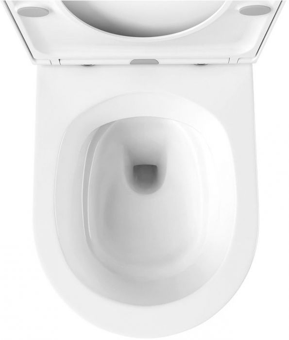 Унитаз компакт Lavinia Boho Grance Hill 3307002R цвет Белый глянцевый с бачком и сиденьем Микролифт