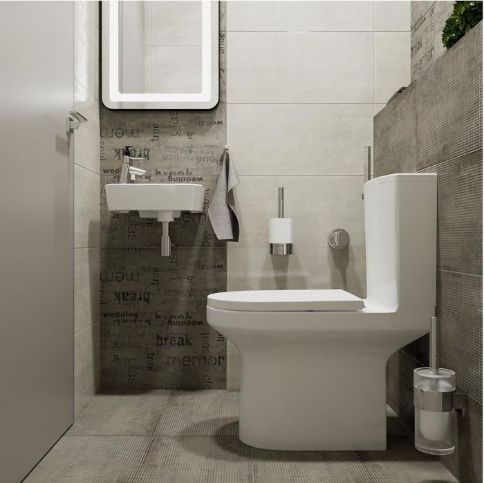 Унитаз компакт Lavinia Boho Grance Hill 3307002R цвет Белый глянцевый с бачком и сиденьем Микролифт