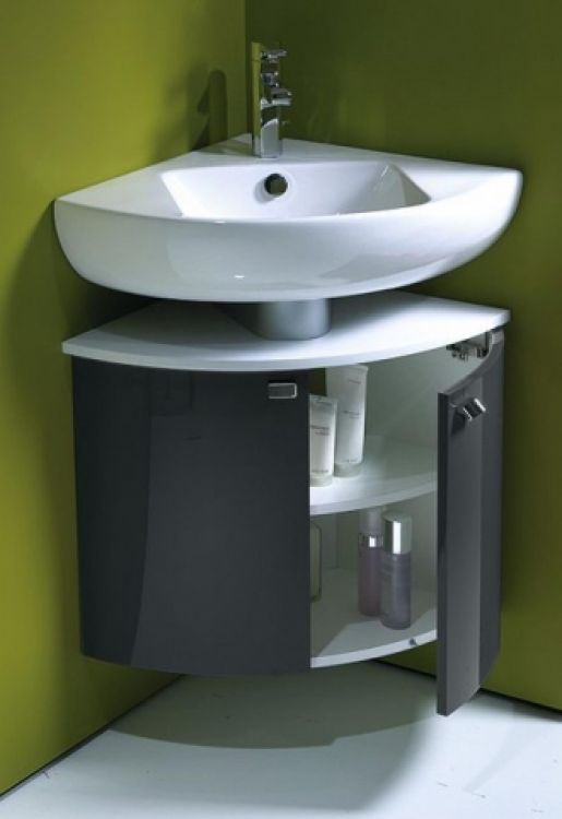 Тумба угловая Jacob Delafon Odeon Up, цвет антрацит [EB864-442]