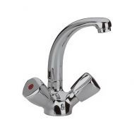 Смеситель двухвентильный Kludi Standard 210350515 DN 8, для раковины