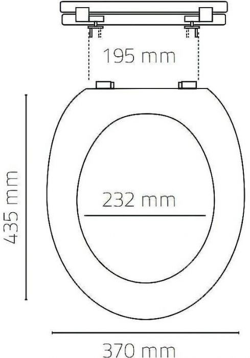 Сиденье для унитаза Ridder Memphis О2217101 Белое с Микролифтом