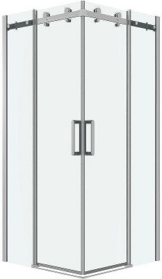 Душевой уголок Grossman Classic 100х100 300.K33.04.1010.10.00 профиль Хром стекло прозрачное