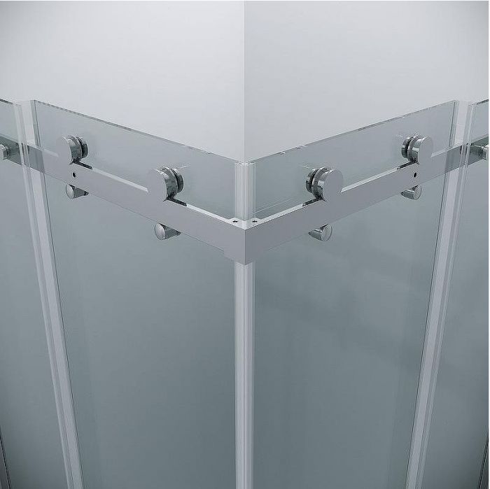 Душевой уголок Grossman Classic 100х100 300.K33.04.1010.10.00 профиль Хром стекло прозрачное