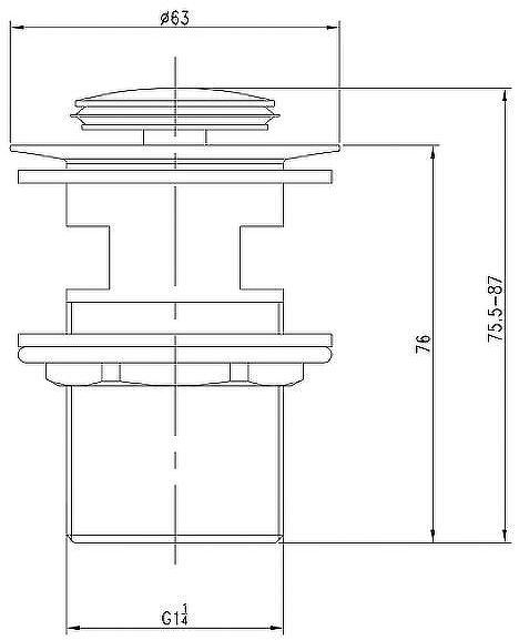 Донный клапан Iddis Ray RAYBN00i88 click-clack Сатин Донный клапан Iddis Ray RAYBN00i88 click-clack Сатин